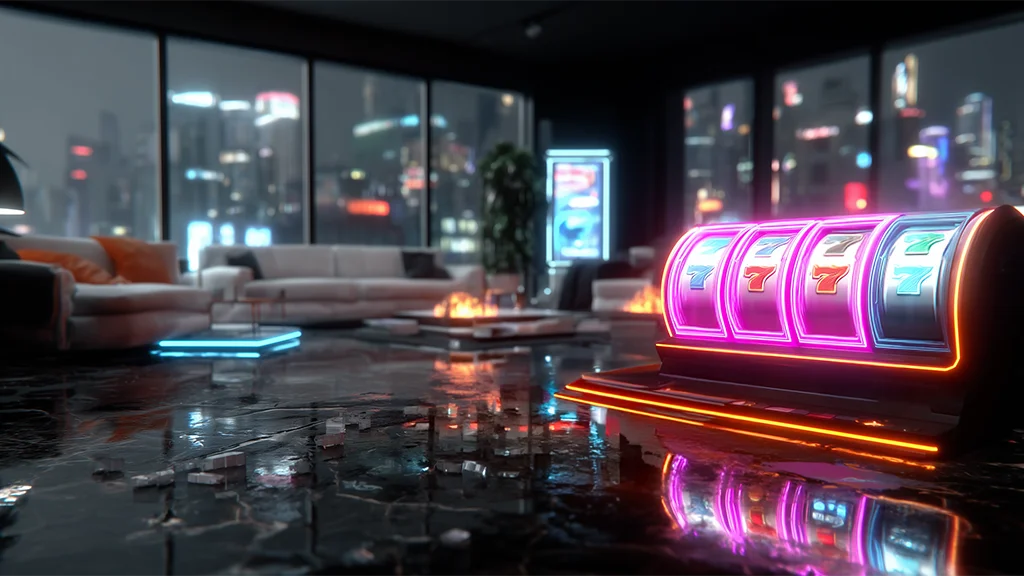 Poker chips resembling crypto coins at WildTornado