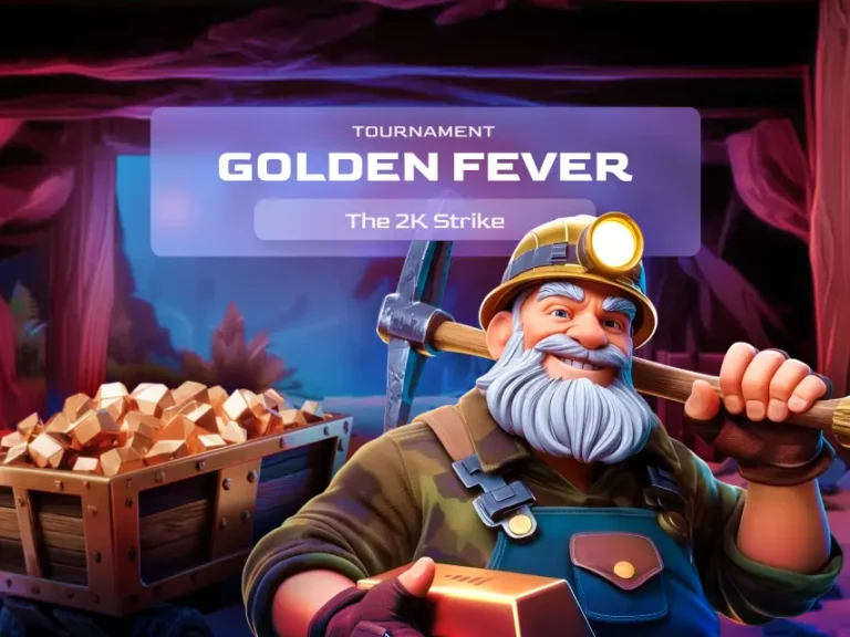 Golden Fever: The 2K Strike slot tournament leaderboard at WildTornado, with opportunities to win €2,000 in Free Spins.