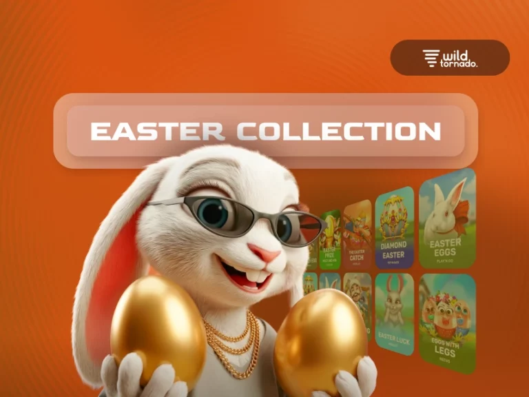 Happy Easter games collection featuring colorful online slots and festive casino games.