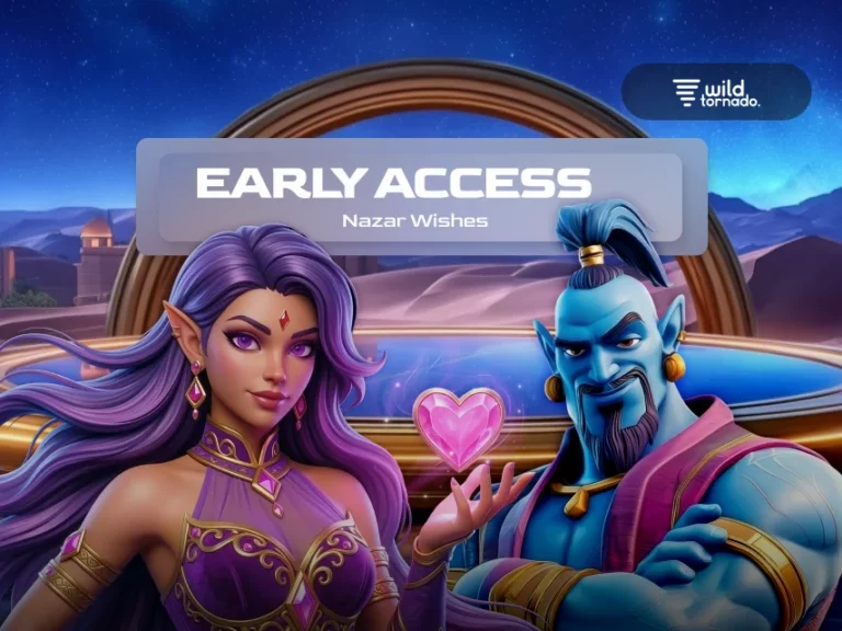 Nazar Wishes slot game by Endorphina with magical theme and enchanting features. Pre-release starts on March 19, 2026.
